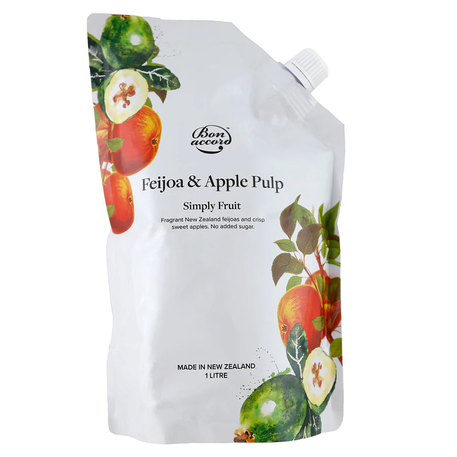 Feijoa and Apple Fruit Pulp - 1 Litre