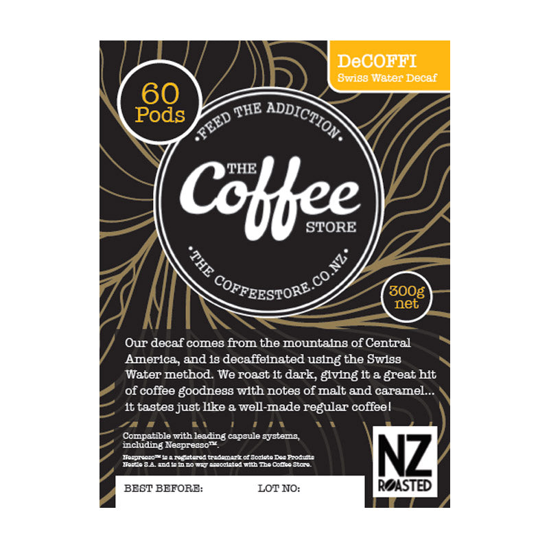 Nespresso Decaf Coffee Pods | NZ Roasted Decaffeinated Coffee – The ...