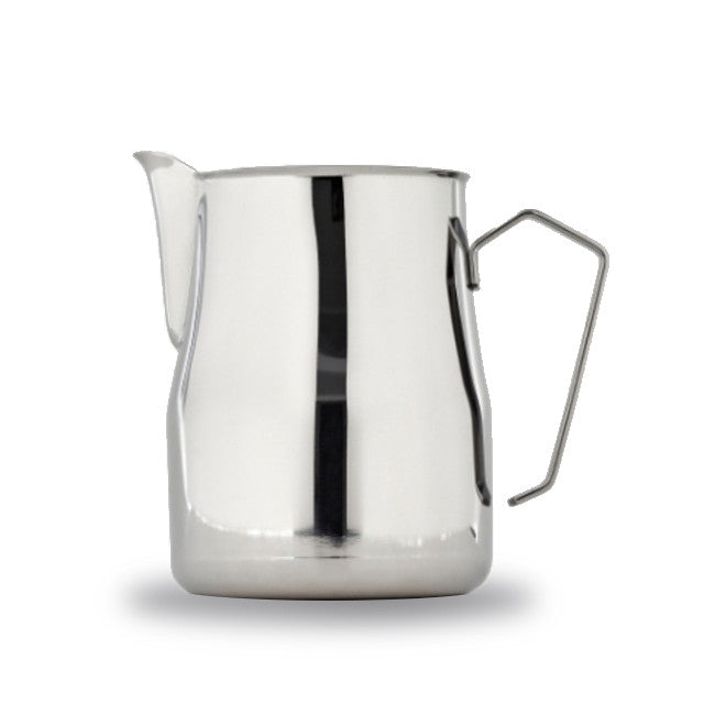 Motta milk jug + Acaia Pearl S